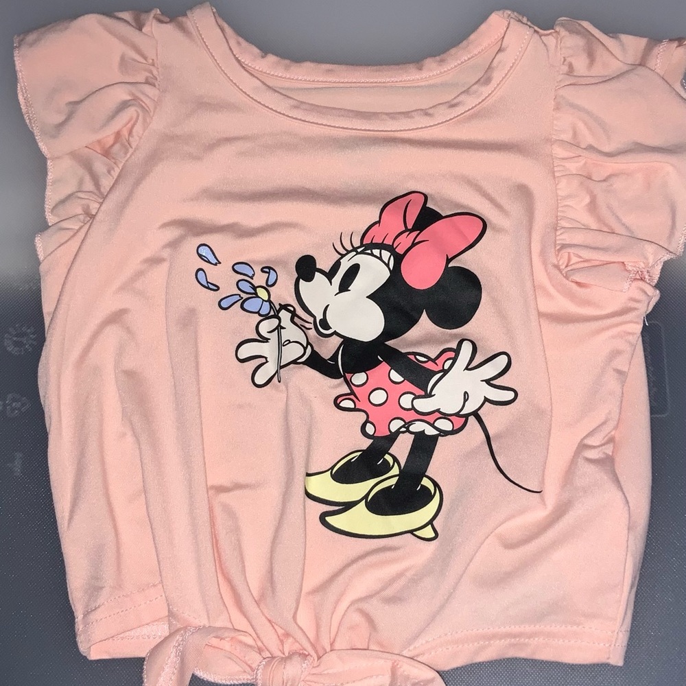 Disney Minnie Mouse Light Pink Kids Tee